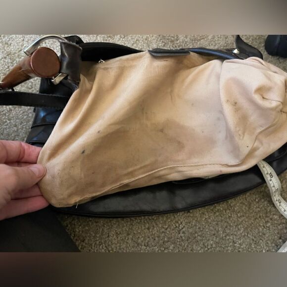 GUCCI - Vintage Burgundy Leather Purse - Picture 9 of 11